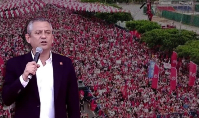 CHP Lideri Özgür Özel Antalya'da konuşuyor