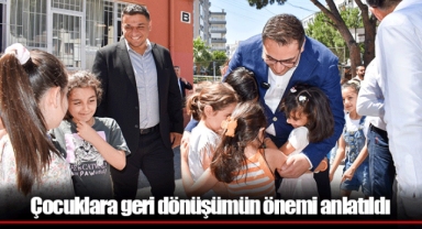 Çocuklara geri dönüşümün önemi anlatıldı