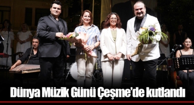 Dünya Müzik Günü Çeşme’de kutlandı