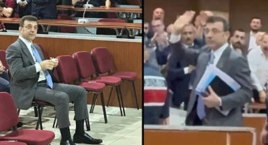 İmamoğlu, duruşma görüntüsünü paylaştı: 'Ben de sizi özledim...'