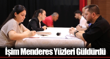 İşim Menderes Yüzleri Güldürdü