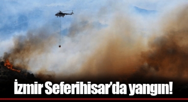 İzmir Seferihisar’da yangın!