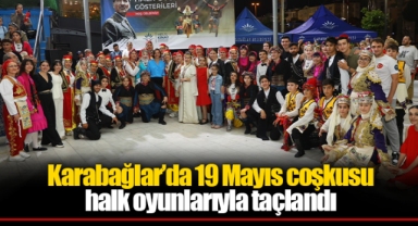 Karabağlar’da 19 Mayıs coşkusu halk oyunlarıyla taçlandı