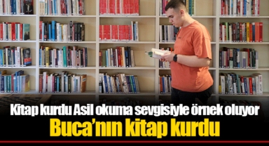 Kitap kurdu Asil okuma sevgisiyle örnek oluyor