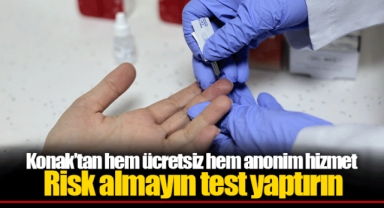 Konak’tan hem ücretsiz hem anonim hizmet