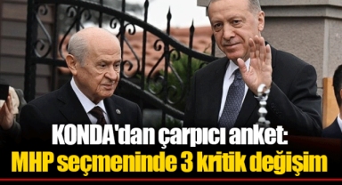 KONDA'dan çarpıcı anket: MHP seçmeninde 3 kritik değişim