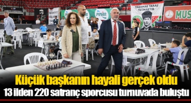 Küçük başkanın hayali gerçek oldu