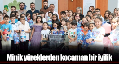 Minik yüreklerden kocaman bir iyilik