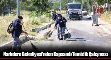 Narlıdere Belediyesi’nden Kapsamlı Temizlik Çalışması