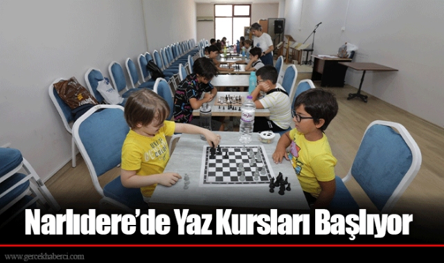 Narlıdere’de Yaz Kursları Başlıyor
