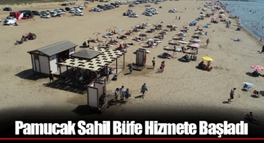 Pamucak Sahil Büfe Hizmete Başladı
