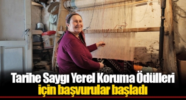 Tarihe Saygı Yerel Koruma Ödülleri için başvurular başladı