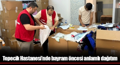 Tepecik Hastanesi’nde bayram öncesi anlamlı dağıtım