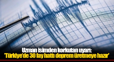 Uzman isimden korkutan uyarı: 'Türkiye’de 30 fay hattı deprem üretmeye hazır'