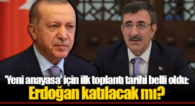 'Yeni anayasa' için ilk toplantı tarihi belli oldu: Erdoğan katılacak mı?