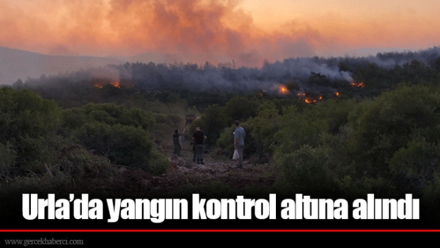 Urla’da yangın kontrol altına alındı