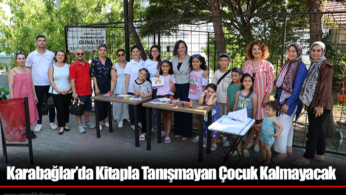 Karabağlar’da Kitapla Tanışmayan Çocuk Kalmayacak