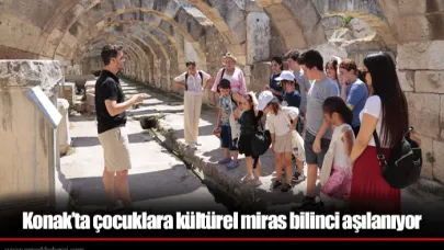 Konak’ta çocuklara kültürel miras bilinci aşılanıyor