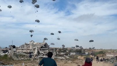 Gazze'ye havadan atılan yardımlar yeniden mi başlayacak?