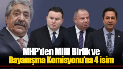 MHP'den Milli Birlik ve Dayanışma Komisyonu’na 4 isim