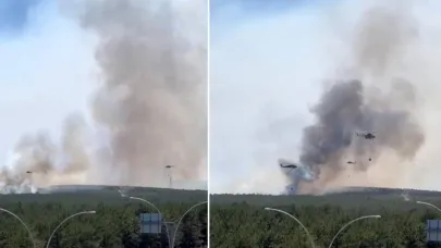 ODTÜ ormanı çevresinden yangın! Mansur Yavaş'tan konuya ilişkin açıklama