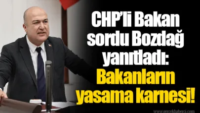 CHP’li Bakan sordu Bozdağ yanıtladı: Bakanların yasama karnesi!