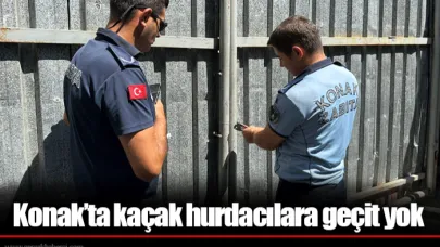 Konak’ta kaçak hurdacılara geçit yok