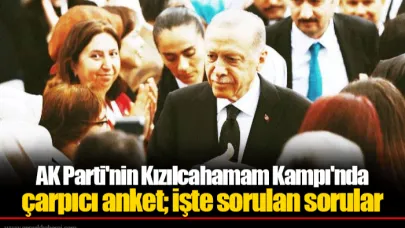 AK Parti'nin Kızılcahamam Kampı'nda çarpıcı anket; işte sorulan sorular