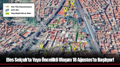 Efes Selçuk’ta Yaya Öncelikli Ulaşım 18 Ağustos’ta Başlıyor!