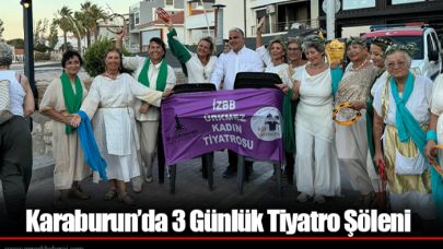 Karaburun’da 3 Günlük Tiyatro Şöleni