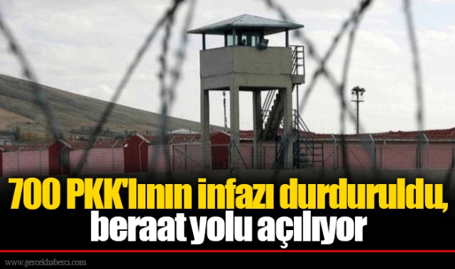 700 PKK'lının infazı durduruldu, beraat yolu açılıyor