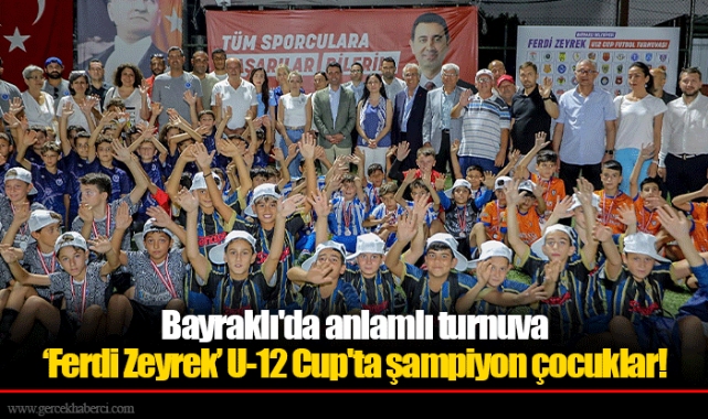 Bayraklı'da anlamlı turnuva