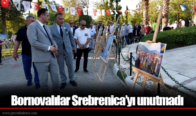 Bornovalılar Srebrenica’yı unutmadı