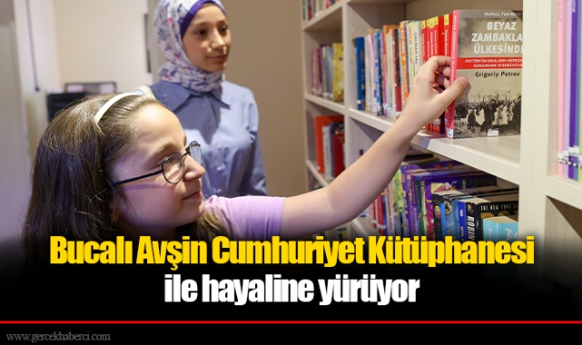 Bucalı Avşin Cumhuriyet Kütüphanesi ile hayaline yürüyor