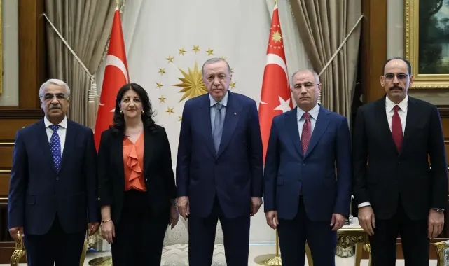 Erdoğan-DEM Parti heyeti zirvesi: Görüşme 1 saat sürdü