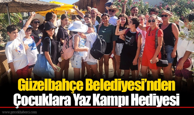 Güzelbahçe Belediyesi’nden Çocuklara Yaz Kampı Hediyesi
