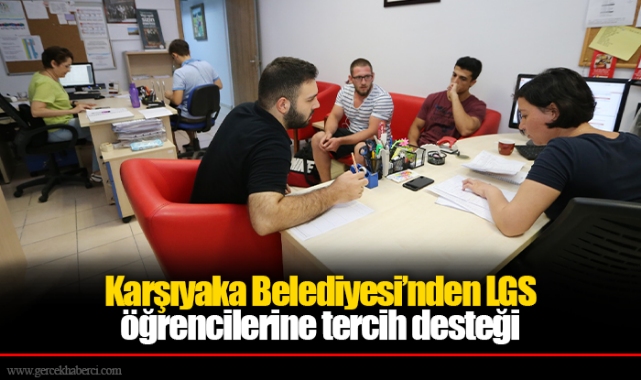 Karşıyaka Belediyesi’nden LGS öğrencilerine tercih desteği