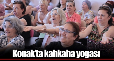 Konak’ta kahkaha yogası
