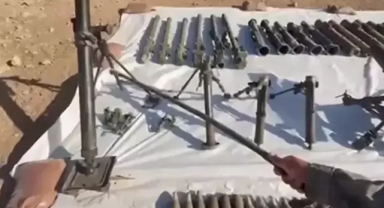 MSB görüntüleri paylaştı! 33 odalı terör örgütü PKK mağarasından cephanelik çıktı