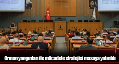 Orman yangınları ile mücadele stratejisi masaya yatırıldı