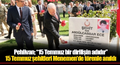 Pehlivan; “15 Temmuz bir dirilişin adıdır”