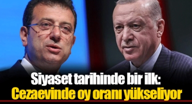 Siyaset tarihinde bir ilk: Cezaevinde oy oranı yükseliyor