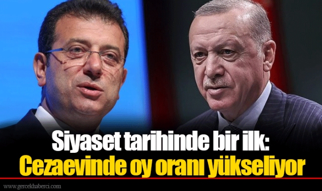 Siyaset tarihinde bir ilk: Cezaevinde oy oranı yükseliyor