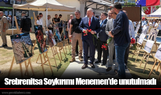 Srebrenitsa Soykırımı Menemen'de unutulmadı