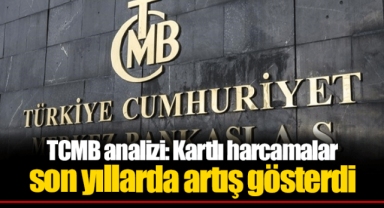 TCMB analizi: Kartlı harcamalar son yıllarda artış gösterdi