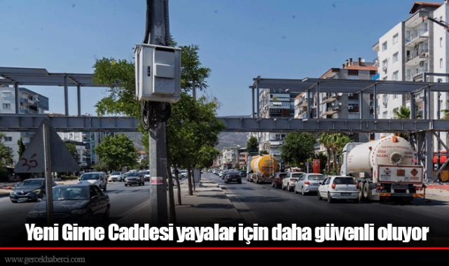 Yeni Girne Caddesi yayalar için daha güvenli oluyor