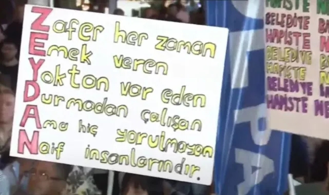 Zeydan Karalar'ın tutuklanması ardından Adana'da büyük protesto: Karalar'ın mesajı okundu