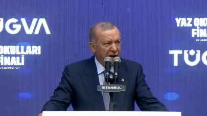 Cumhurbaşkanı Erdoğan TÜGVA Yaz Okulları final programında konuştu: Gençlerimizi marjinallerin insafına terk etmeyeceğiz