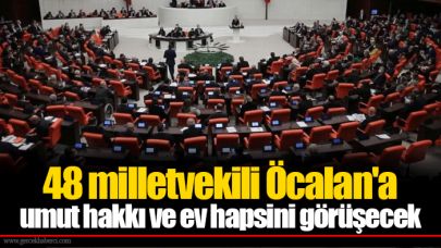 48 milletvekili Öcalan'a umut hakkı ve ev hapsini görüşecek