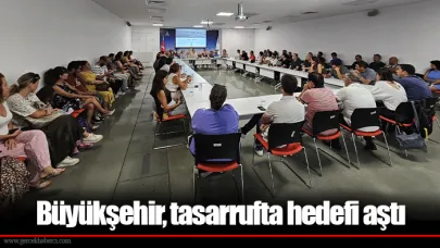Büyükşehir, tasarrufta hedefi aştı
